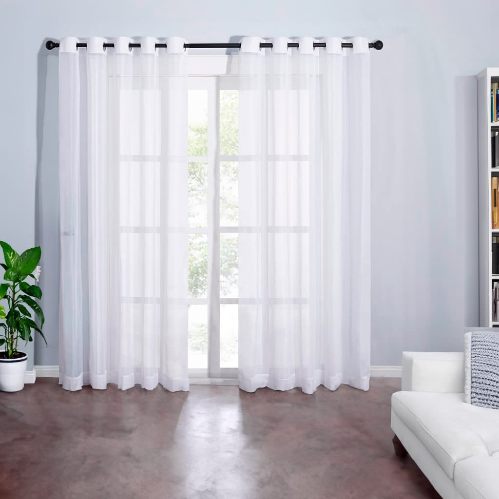 Cortina Linda de Voil 2,00 X 2,50m Especial Para Sala, Quarto e Decoração