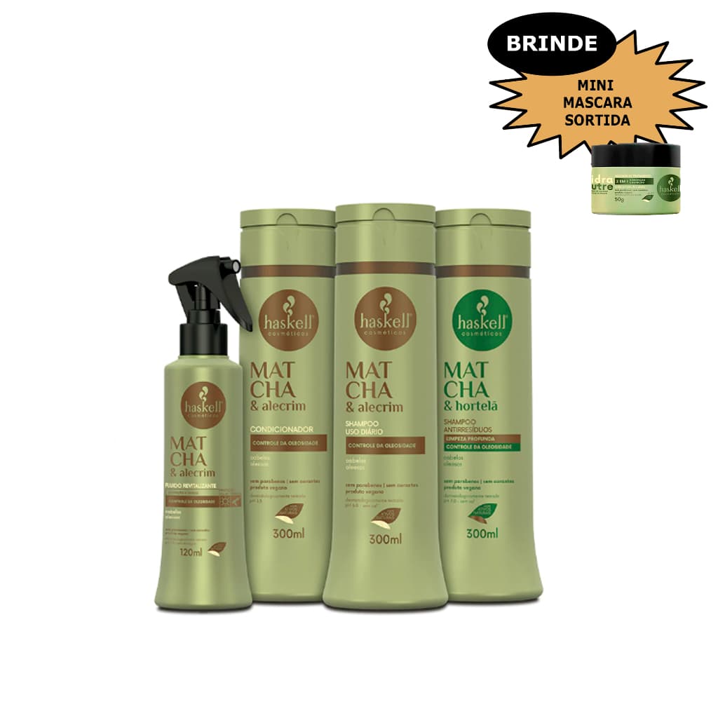Matcha E Alecrim Kit 300 Ml Completo
