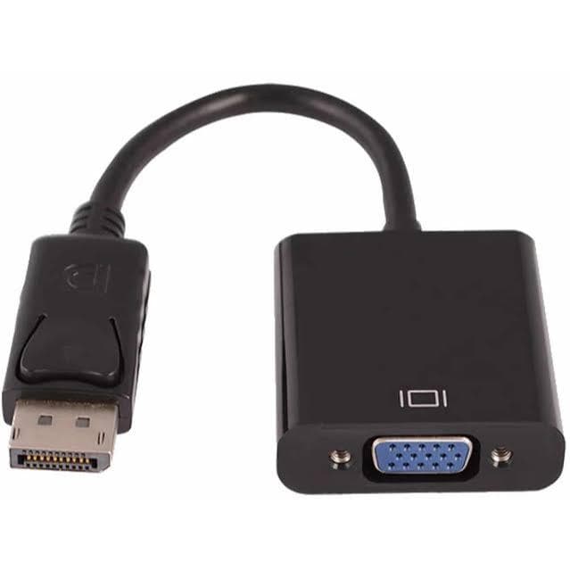 Cabo Adaptador Displayport Para Vga femea Conversor Vídeo