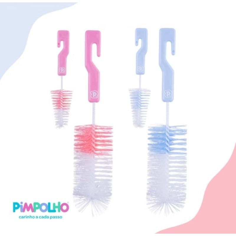 Kit higienizador de mamadeiras e Bicos. Marca Pimpolho.