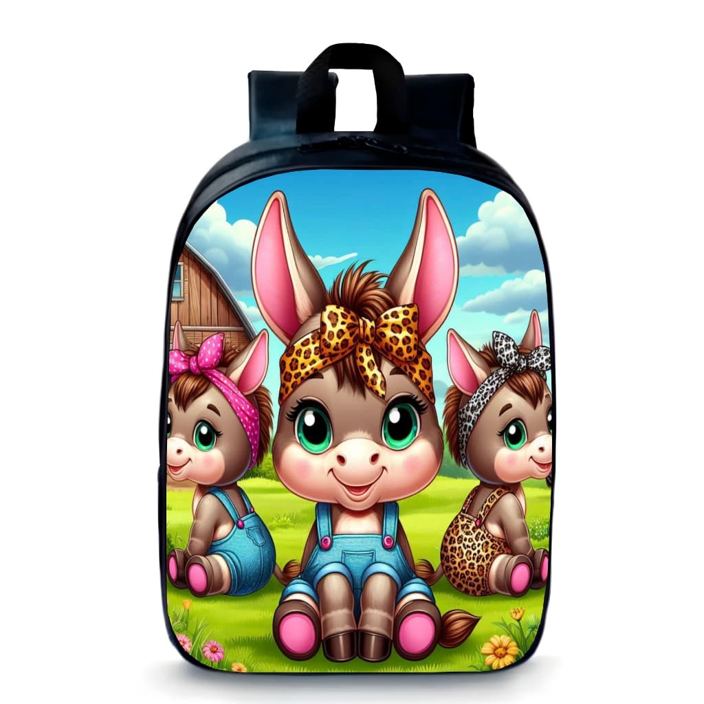 Mochila Pequena Pré-escolar Animais fofinhos moda infantil promoção