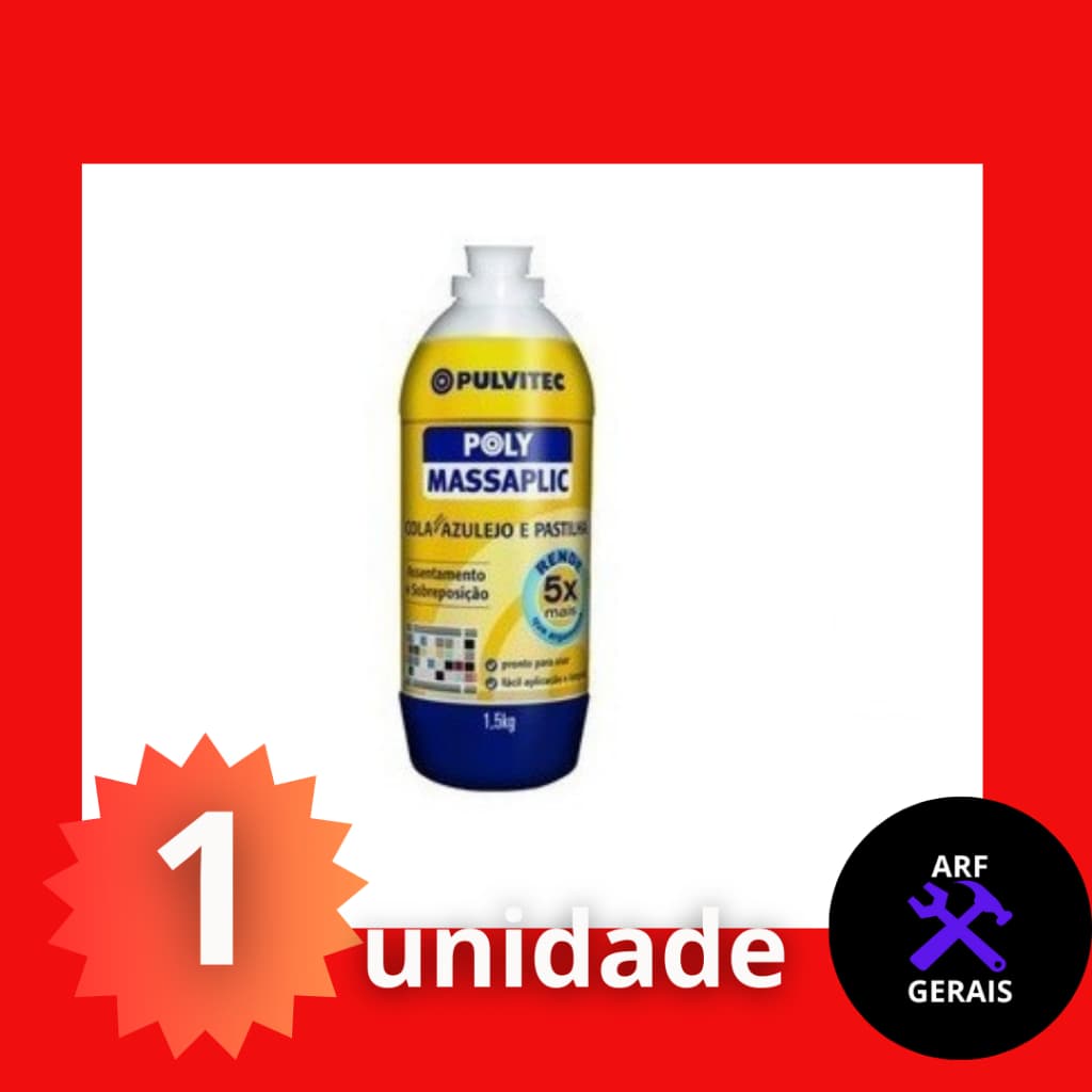 Cola Para Azulejos E Pastilhas Massaplic Pulvitec 700g COLA
