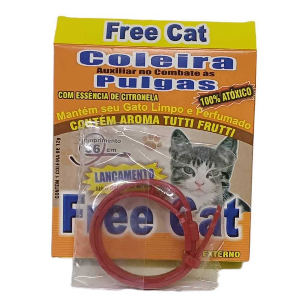 Coleira gato REPELENTE  ERVAS NATURAIS Free Cat para Gatos