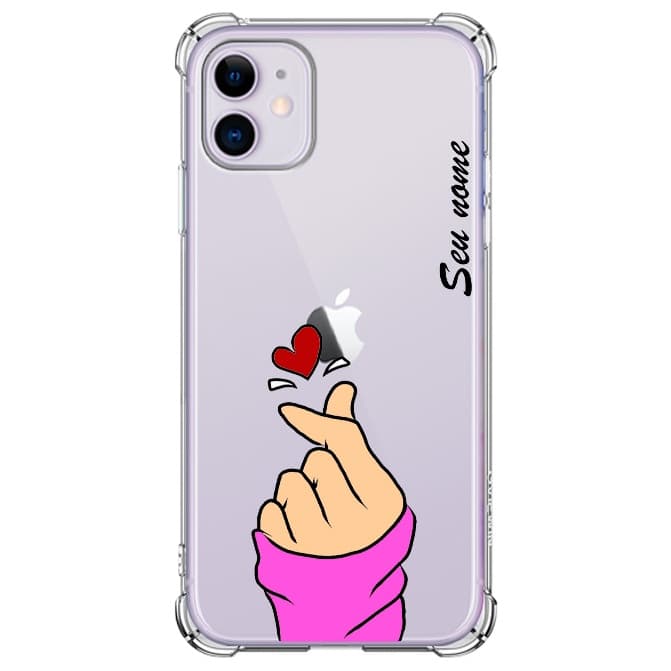 Capa Capinha de Celular Personalizada Coreana Dorama Coração