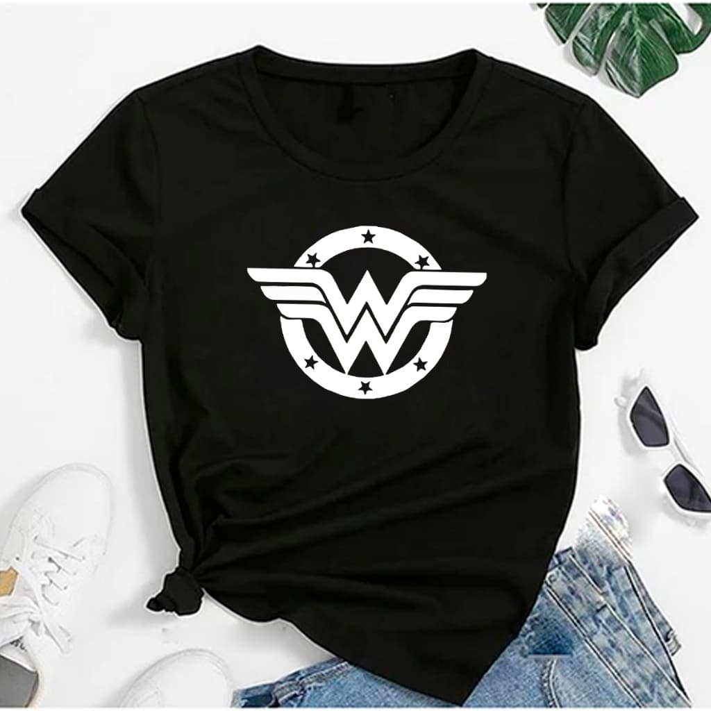 T-shirt Blusa Linda Mulher Maravilha Camiseta Feminina Camisa