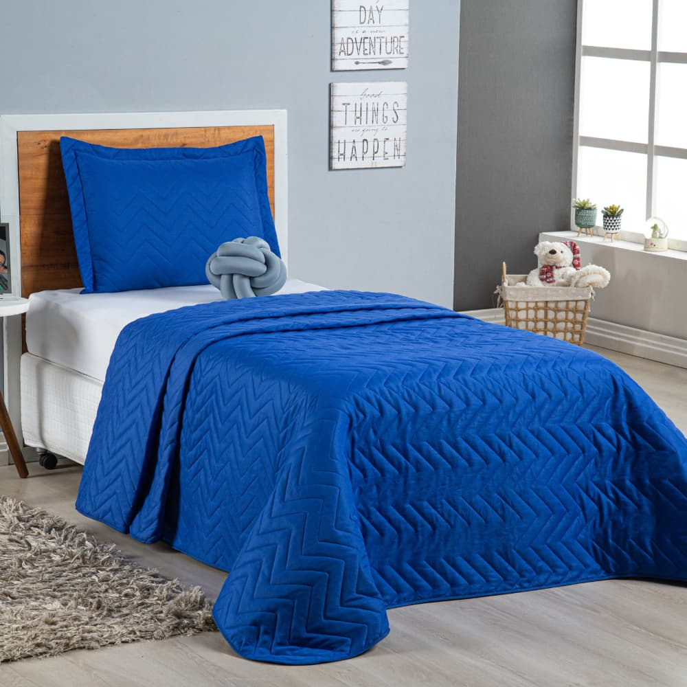 Kit Cobre Leito Com Porta Travesseiro E Almofada Nózinho premium com enchimento de silicone puro antialérgico./Lindas Cores -Melhor Preço