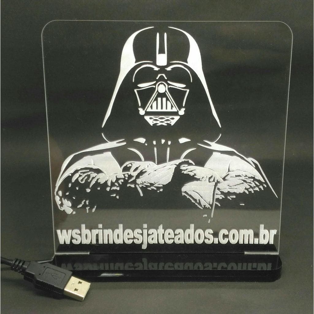 Base LED de Acrílico para Luminária - Alimentação via Cabo USB