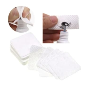 Kit 200 Lenços Para Limpar Bico De Cola Extensão De Cílios
