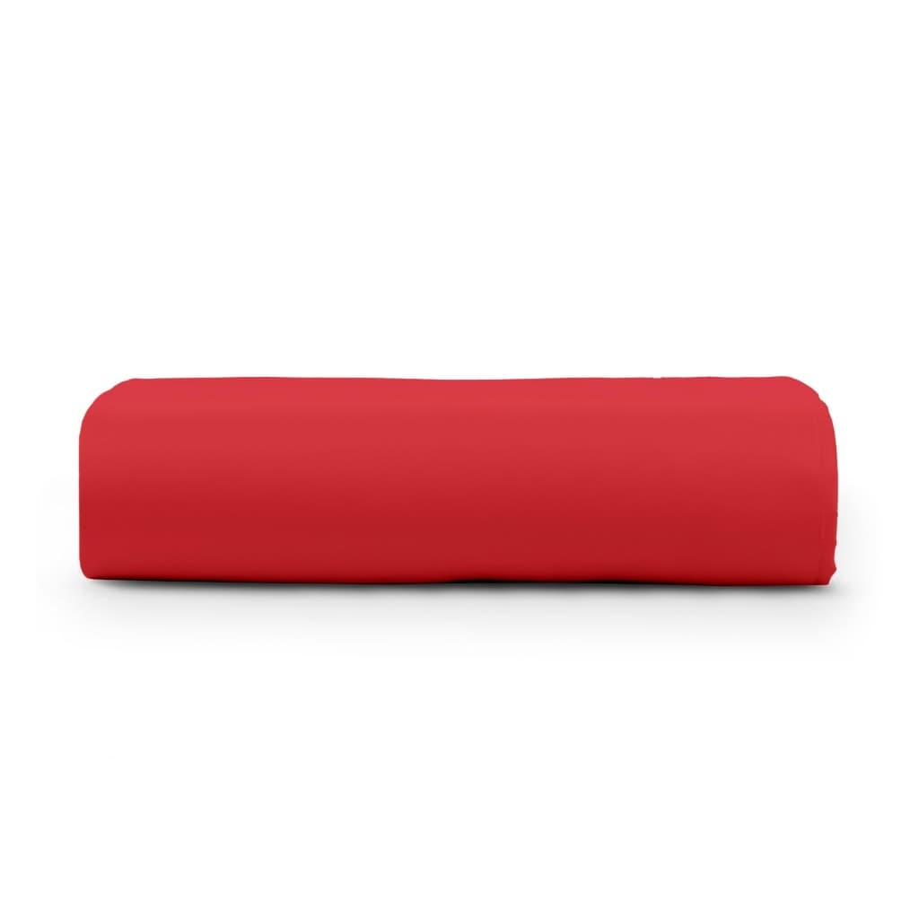 Lençol Solteiro 2,50m x 1,50m Cama Posta Luxos Avulso Sem Elástico Com Fios Egípcios Vermelho