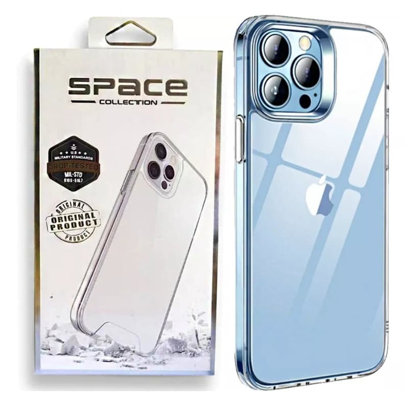 Capa Capinha Space Transparente Anti Impacto Compativel com iPhones  14 14 Plus 14 Pro 14 Pro Max
