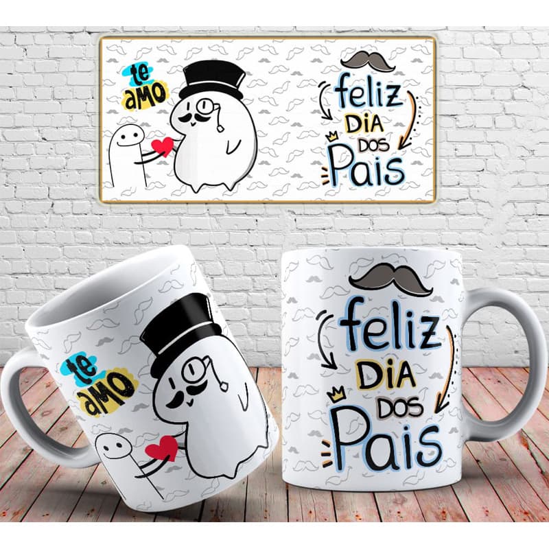 Caneca Personalizada-Feliz dia dos Pais- Presente 🎁