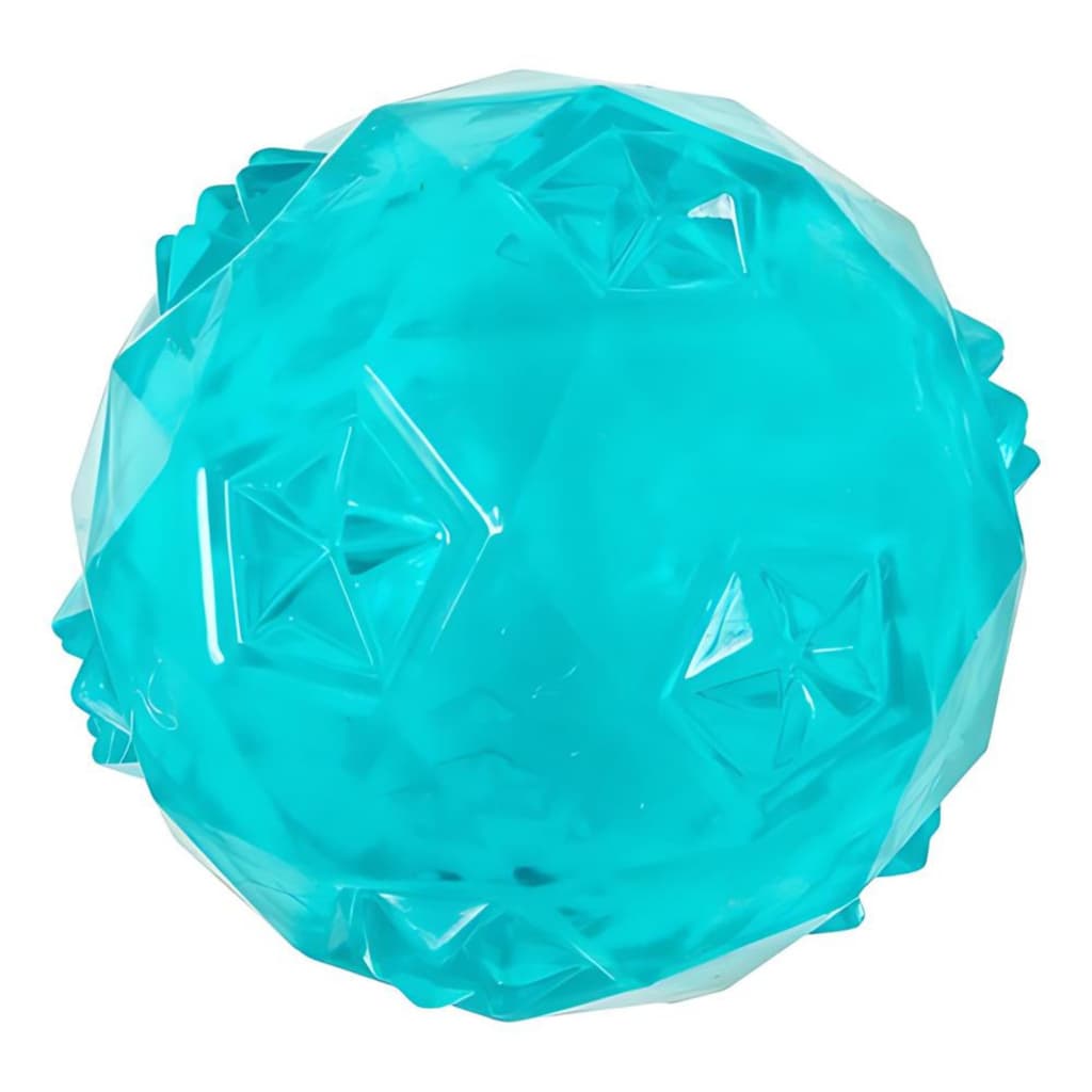 Brinquedo Bolinha Diamante Anti-stress Para Cães Médio e Grande Cor Azul - Jambo Pet