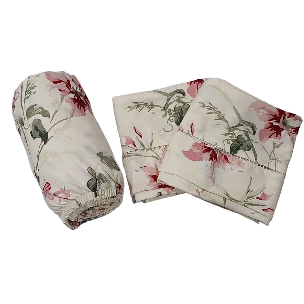 JOGO DE CAMA SOLTEIRO BOX 2 PÇS NATURALE 400 FIOS TOQUE DE SEDA