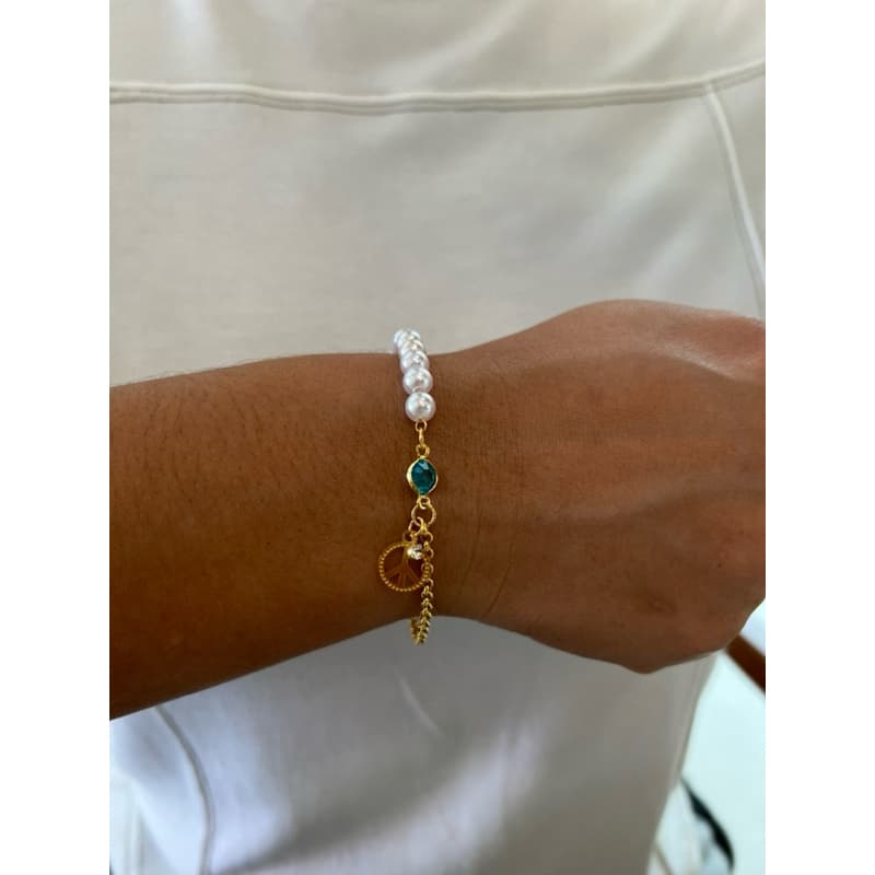 Pulseira Delicada Feminina Foleada
