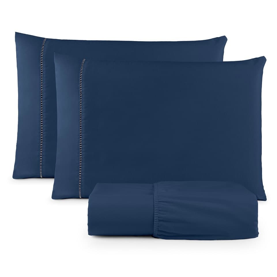 Jogo de Cama naturale King 3pçs(2x2x30) (Lençol de Elástico + Par de Fronhas) 400 fios toque de Seda