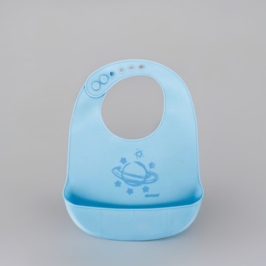 Babador De Silicone e bolso Menino Sortido -Bene Casa
