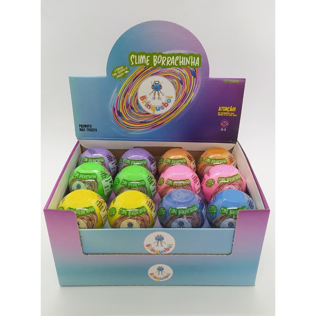 Slime Borrachinha 100g - A primeira Slime Sequinha do Universo - Brinquebol - Funny-Lab - Gelástica
