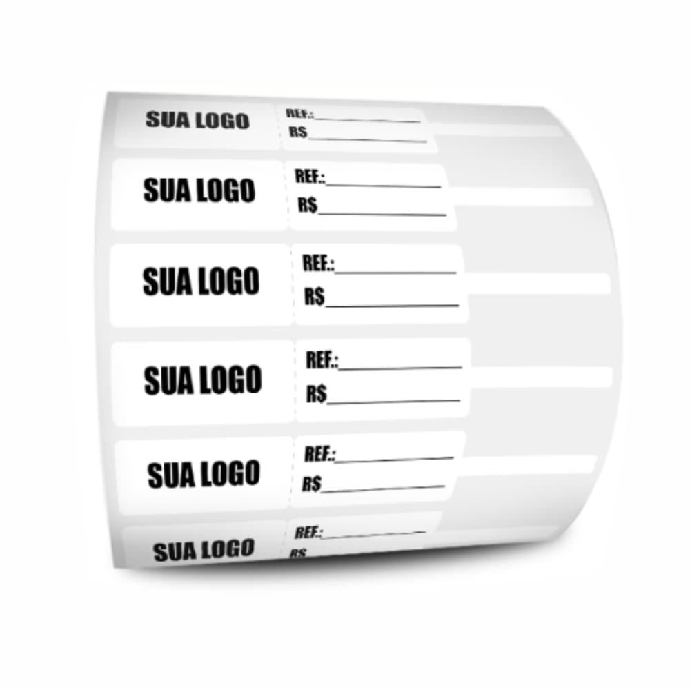 Etiqueta Joia Otica Personalizada 95x12mm com 1.000 Unidades - Alta resistência
