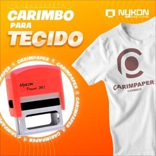 Carimbo personalizado para tecido - ENVIO DIRETO LER A DESCRIÇÃO