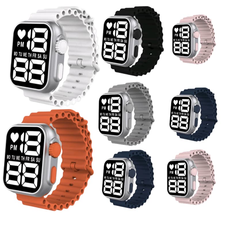 Relógio De Pulso Digital Com LED Relógios Masculinos / Feminino / Unissex / Infantil / Esportivo Mega Oferta