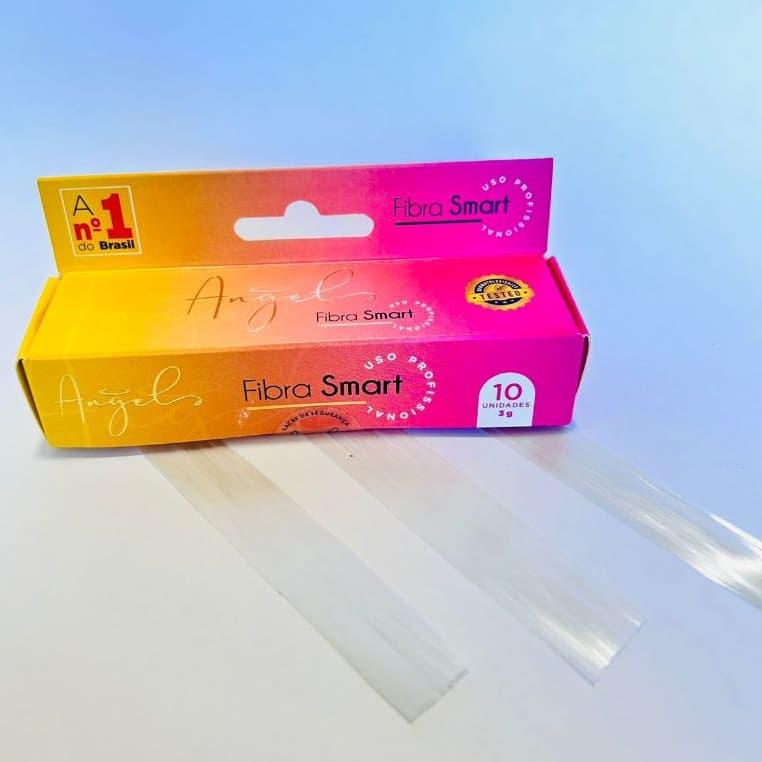 Fibra Aberta Smart Angel Fibra  -  Tufos aberto - para nails iniciantes - Pronta para uso - 10 unidades