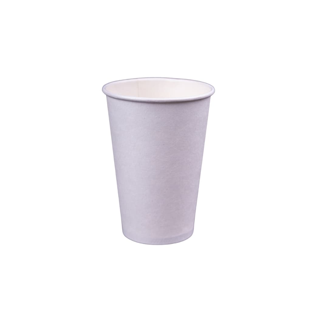 Copo de papel liso 180 ml biodegradavel descartável 50 un branco Festa Eventos Restaurantes Bares Cafeterias Lanchonetes