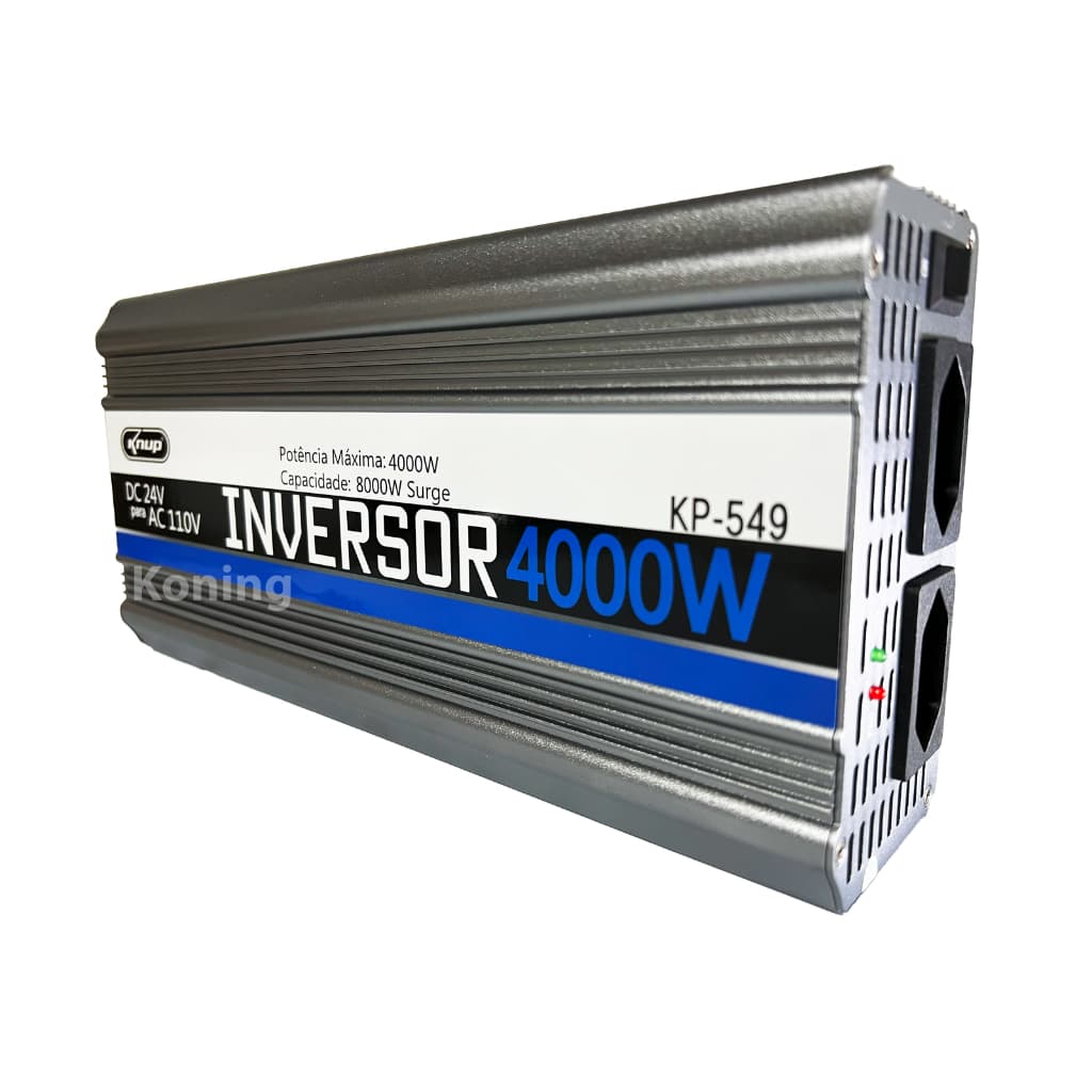 Inversor De Tensão 24v 110v 4000w Knup Transformador