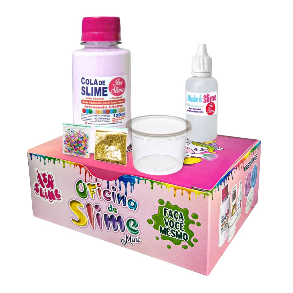 Mini Kit de Slime mais Barato da Shopee Isa Slime Lembrancinha novo
