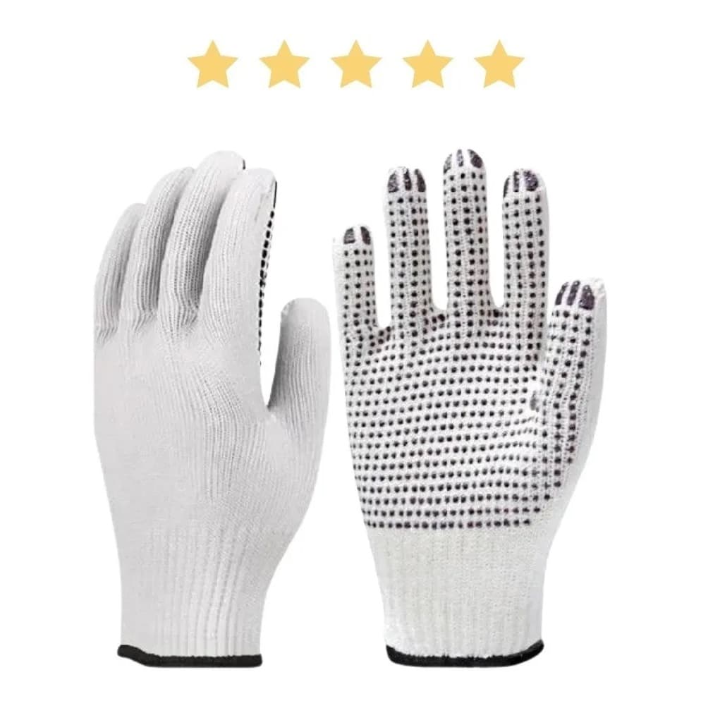 Luva De Lã Branca Adulto Inverno Frio Masculina Moto Bike
