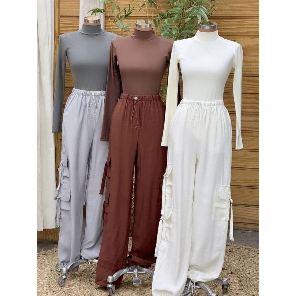 Kit 3 Bodys Bory Feminino Collat Segunda Pele Gola Alta Manga Longa Suplex Frio Inverno Outono Cores em Alta Tendência