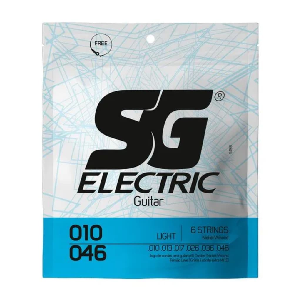 Encordoamento Guitarra SG 0.10