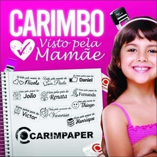 Carimbo Visto pela Mamãe - Nykon 302 Medida 38x14mm - ENVIO DIRETO
