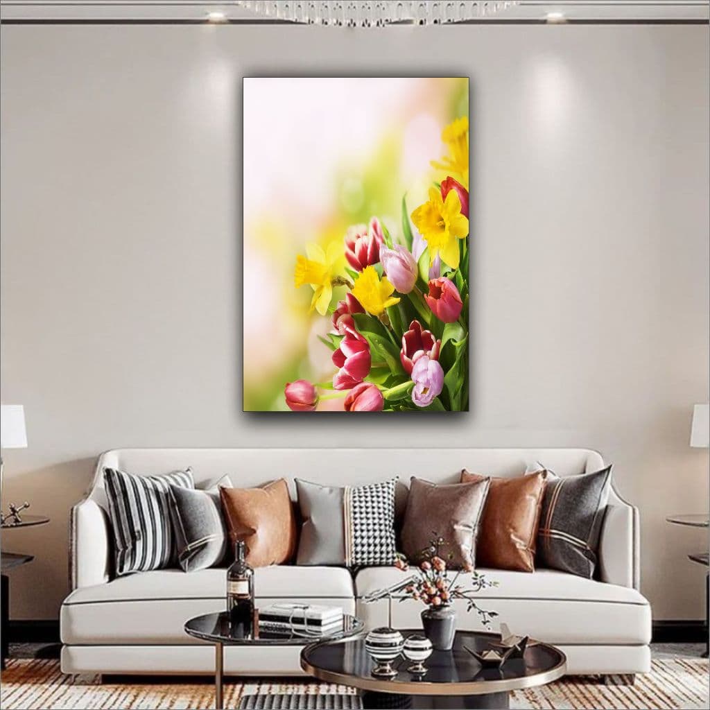 Quadro Decorativo Flor Floral Flores Natureza Sala Quarto 1 pç