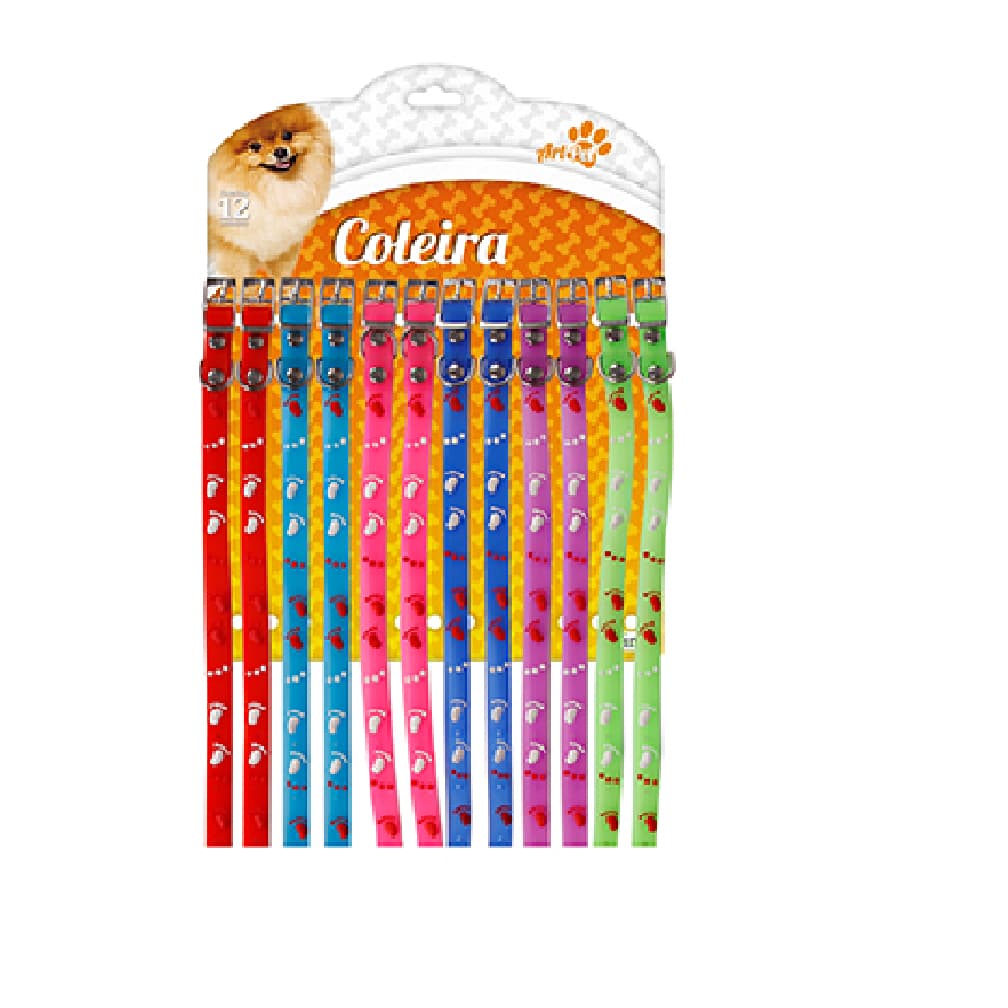 Coleira Fluorescente de Silicone 27 cm Pet Coleiras Fluorescentes de Silicone Macio Luminosas para Cães Gatos
