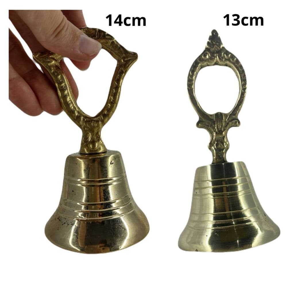 Sinetas de Mão Para Decoração Feita em Liga de Bronze Dois Tamanhos Disponíveis *VENDA UNITÁRIA *