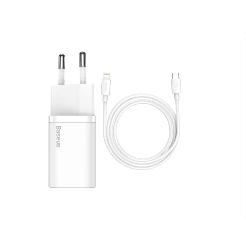 Carregador Super Si Turbo 20w Tipo-c Baseus com Cabo iPhone para iPhone 14 e anteriores