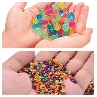 Bolinhas de Gel que Crescem na água / Bolinhas de Gel Orbes Cristais Decoração vaso plantas