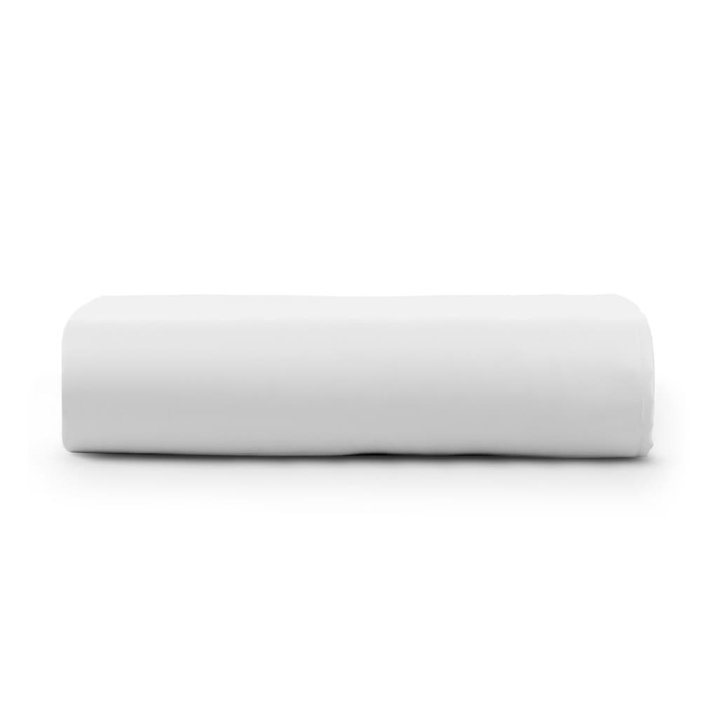 Lençol Solteiro 2,50m x 1,50m Avulso Sem Elástico Com Fios Egípcios Cama Posta Quarto Decorativos Branco