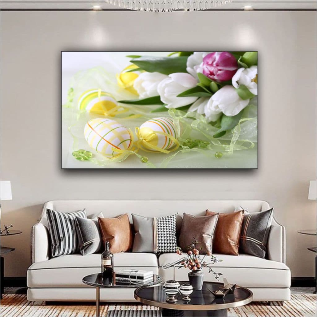 Quadro Decorativo Floral Flores Delicadas Casa Escritório 1 pç