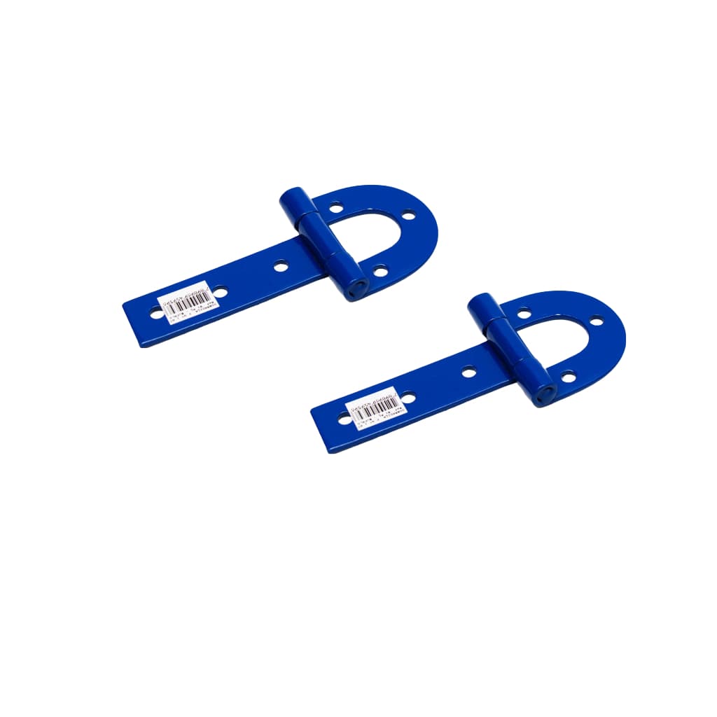 2 Dobradiça Porteira Portão Porta 170mm Nº 1 Aço Carbono Tipo Ferradura
