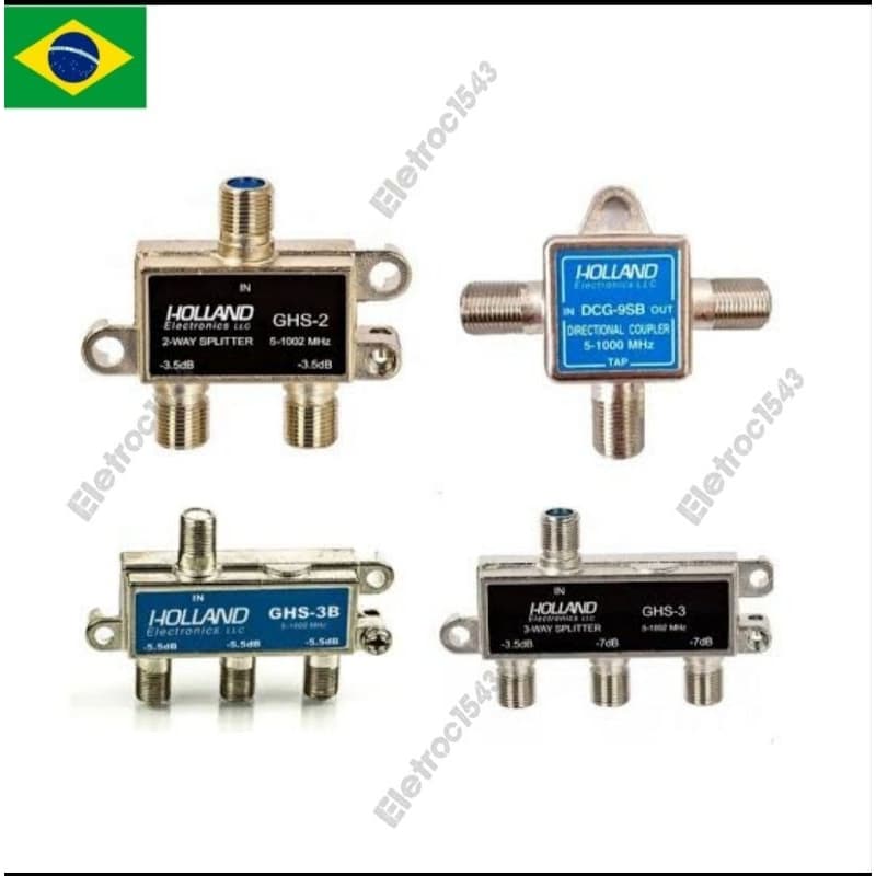 Mix divisores para cabo coaxial