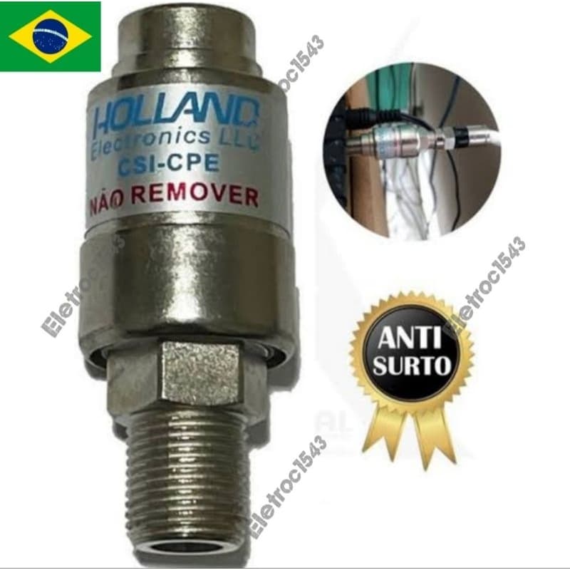 10 Mini isolador de tensão para cabo coaxial
