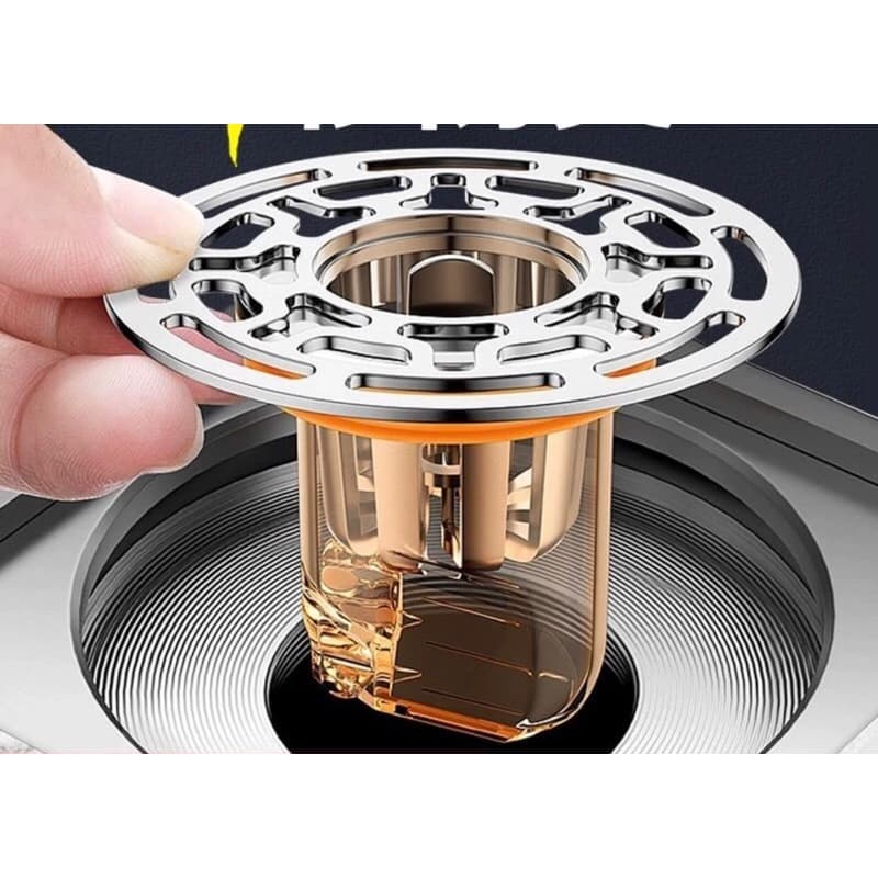 DEIG_Floor Tampa Do Filtro De Piso Chuveiro Com Núcleo De Drenagem Esgoto Sanitário Tampão Anti-odor PVC