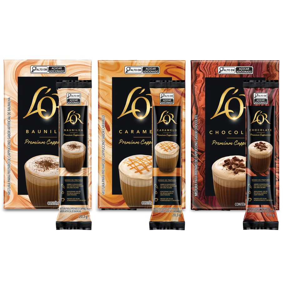 Kit Café Cappuccino Premium Lór (8 unidades)