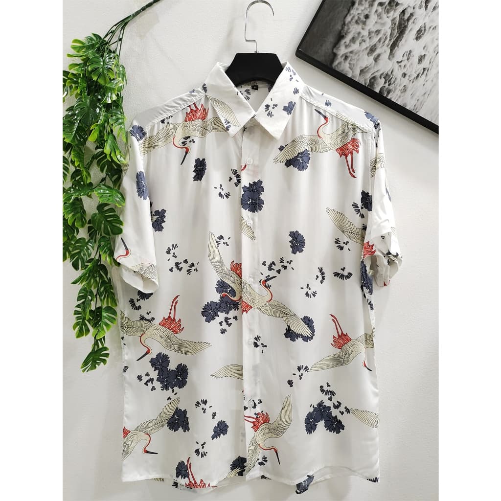 Camisas Social Floridas Masculinas Confortável Havaiana Estampadas  100% VISCOSE encolhe um pouquinho