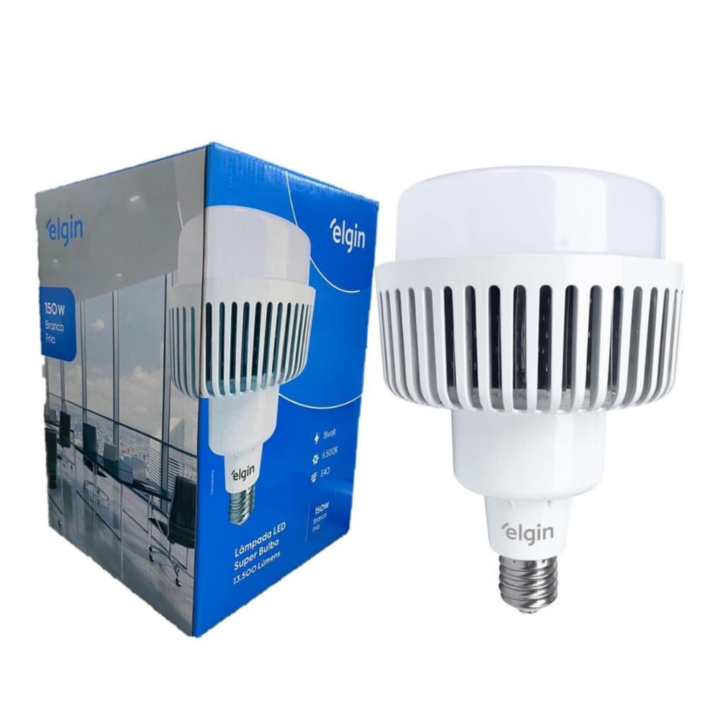 Lâmpada Led Super Bulbo 150W 13.500 Lúmens Elgin