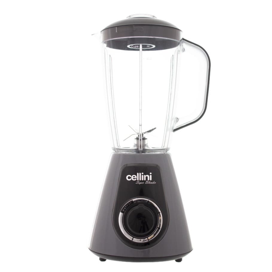 Liquidificador Cellini Super Blender Cinza E Preto