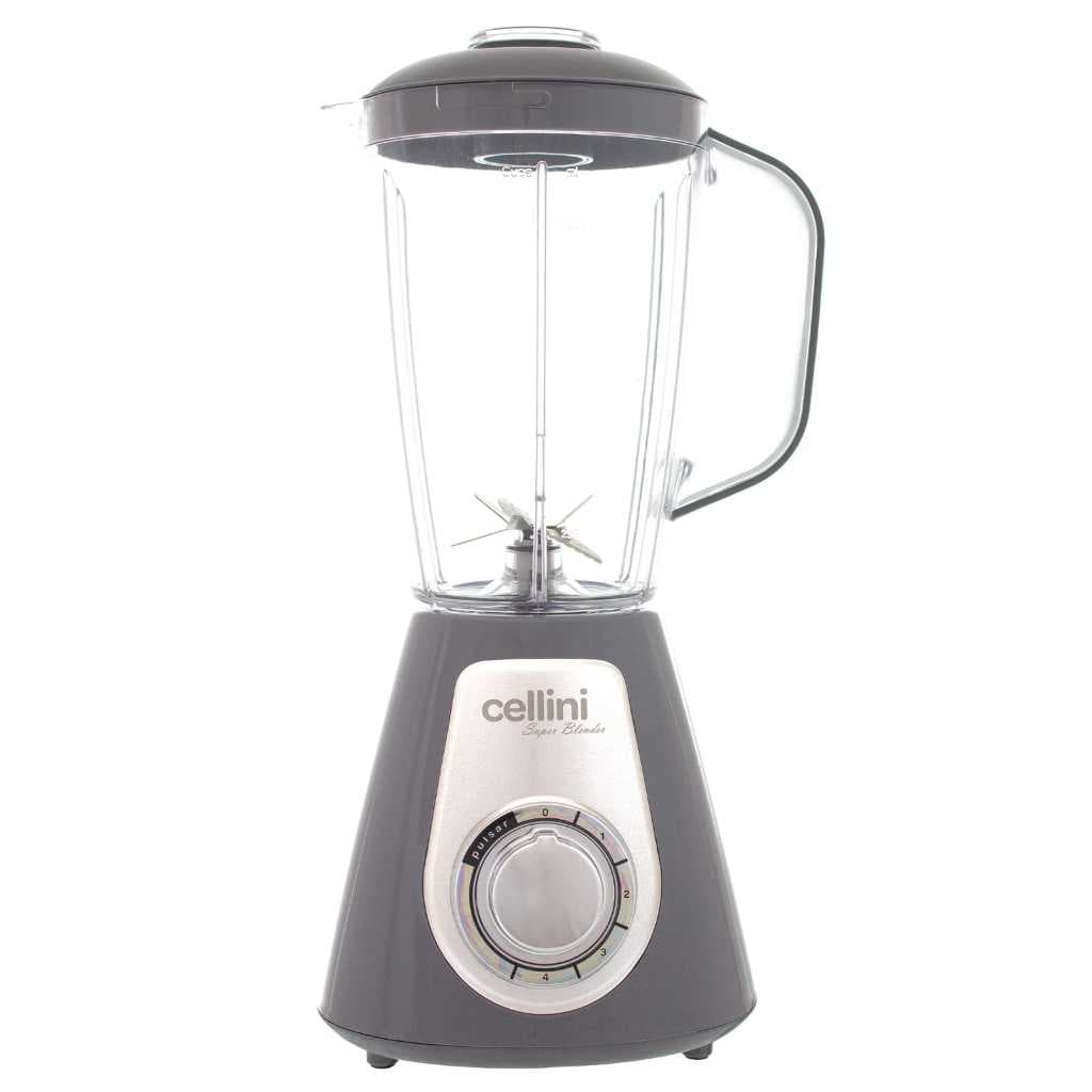 Liquidificador Cellini Super Blender Cinza E Prata