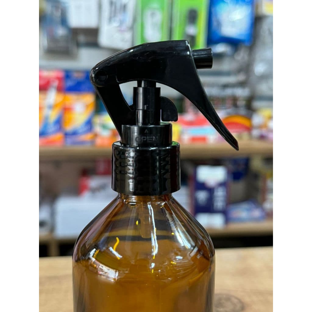Vidro Âmbar 200ml C/ Válvula Spray Mini Gatilho (5und.)