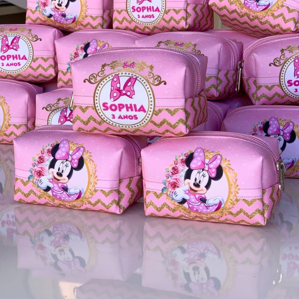20 Porta moeda Necessaire Box mini Lembrancinha Personalizada aniversário